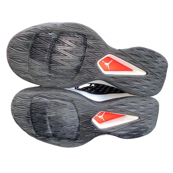 Nike Jordan Rising High Flight Speed Basketball Shoes Size 7 Black White - Picture 7 of 13